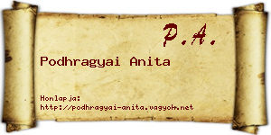 Podhragyai Anita névjegykártya